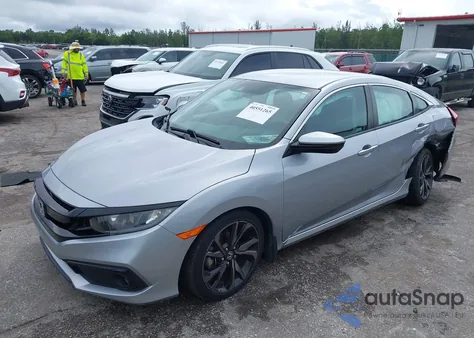 2020 Honda Civic Sport from USA, damaged, VIN 2HGFC2F86LH521199
